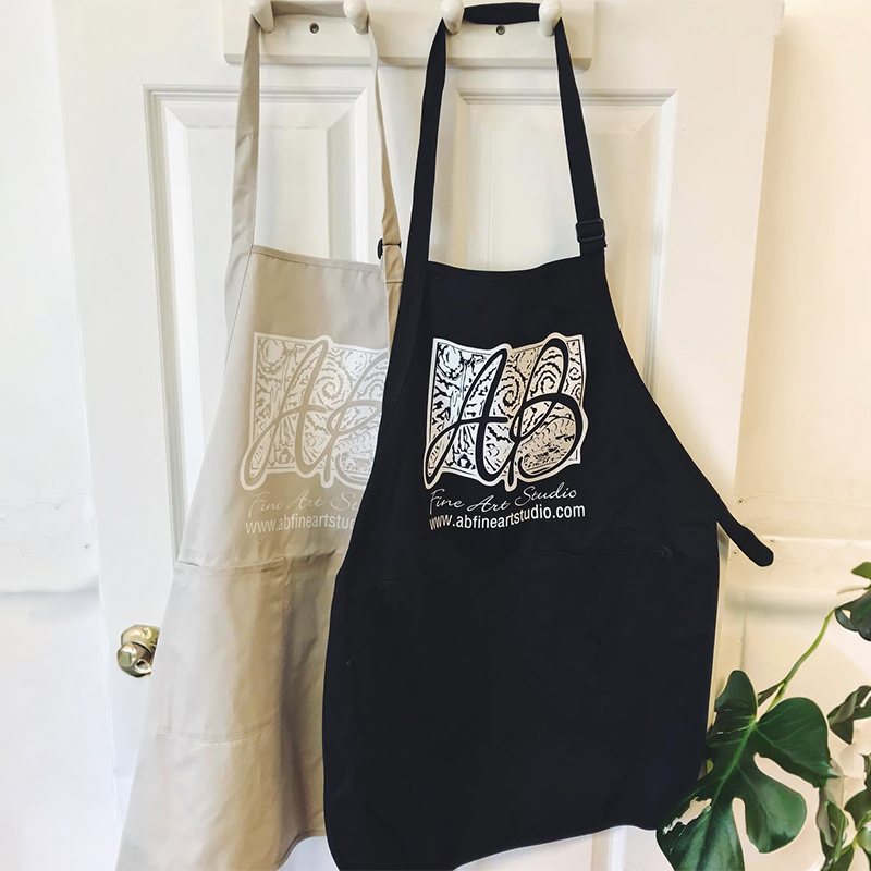 Custom printed aprons and outerwear