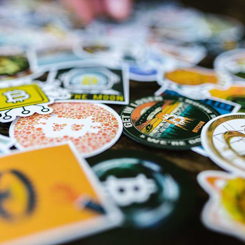 Printed stickers, banners and signage for a local business