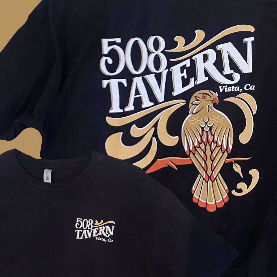 Custom printed shirts from a live event activation